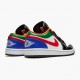 LJR Jordan 1 Retro Low Multi Color White/White Hyper Royal CZ4776-101