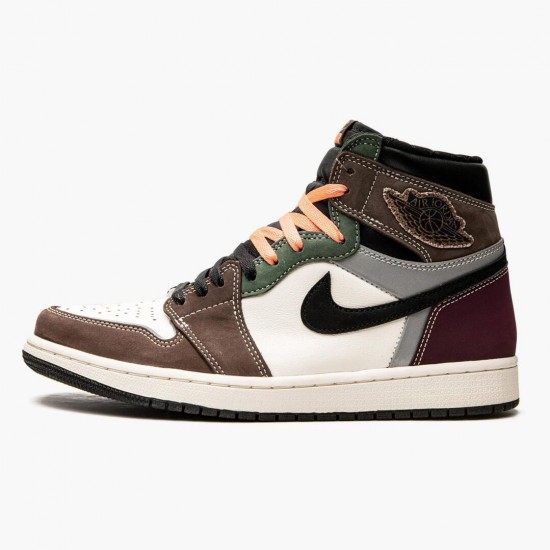 LJR Jordan 1 High OG Hand Crafted Black/Archaeo Brown-Dark Chocolate DH3097-001