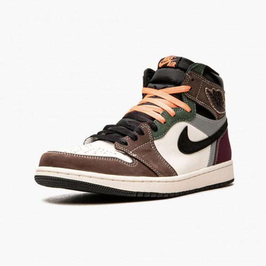 LJR Jordan 1 High OG Hand Crafted Black/Archaeo Brown-Dark Chocolate DH3097-001