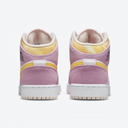 LJR Jordan 1 Mid SE GS Arctic Pink Light Arctic Pink/University Gold/White DC9517-600