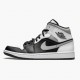 LJR Jordan 1 Mid White Shadow Black/White/Lt Smoke Grey  554724-073