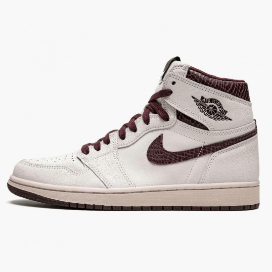 LJR Jordan 1 Retro High OG A Ma Maniére Sail/Burgundy Crush DO7097-100