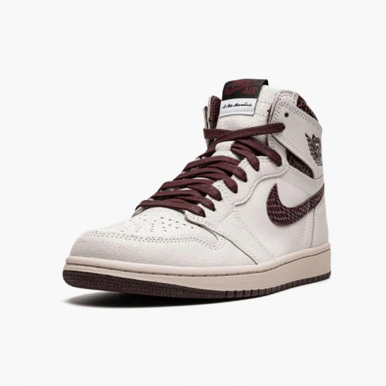 LJR Jordan 1 Retro High OG A Ma Maniére Sail/Burgundy Crush DO7097-100