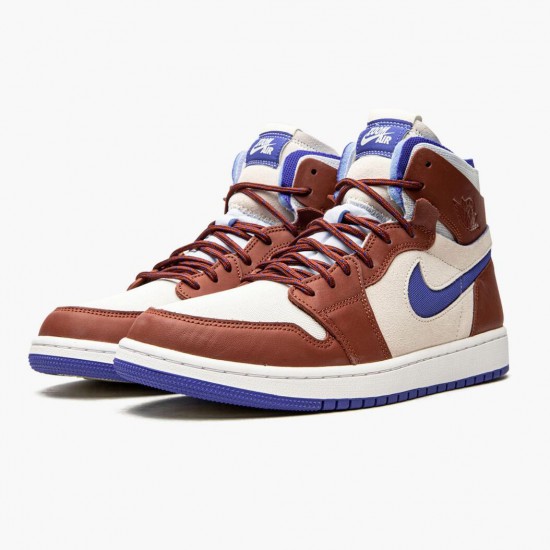 LJR Jordan 1 Zoom CMFT Team Red Team Red/Sail-Hyper Royal CT0979-104