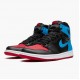 LJR Jordan 1 High OG UNC To Chicago Black/Dark Powder Blue/Gym Red CD0461-046