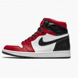 LJR Jordan 1 High Retro Satin Snake Gym Red/Whte Black CD0461-601