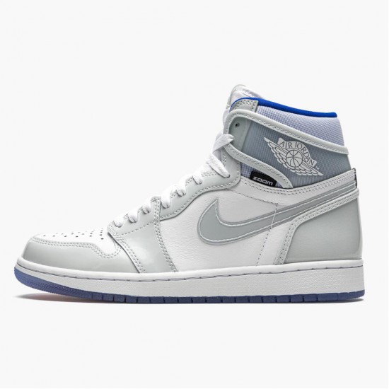 LJR Jordan 1 High Zoom Racer Blue Whit/White-Racer Blue  CK6637-104