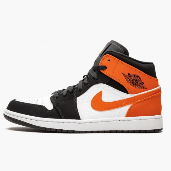 LJR Jordan 1 Mid Shattered Backboard Black/White Starfish  554724-058