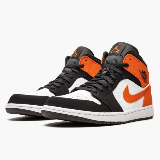 LJR Jordan 1 Mid Shattered Backboard Black/White Starfish  554724-058