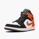 LJR Jordan 1 Mid Shattered Backboard Black/White Starfish  554724-058