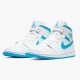 LJR Jordan 1 Mid UNC University Blue/White  BQ6472-114