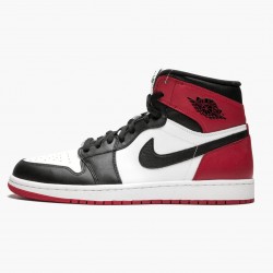 LJR Jordan 1 Retro High Black Toe White/Black/Gym Red 555088-184