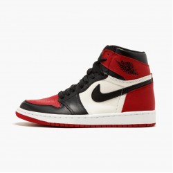 LJR Jordan 1 Retro High Bred Toe Red/Black/White  555088-610