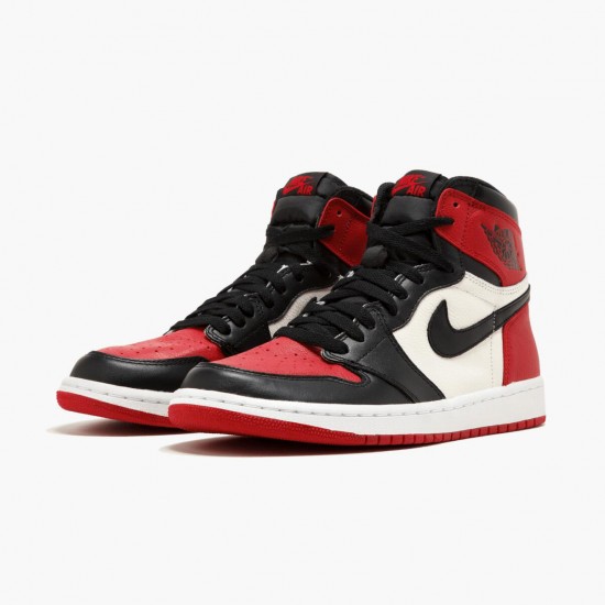 LJR Jordan 1 Retro High Bred Toe Red/Black/White  555088-610