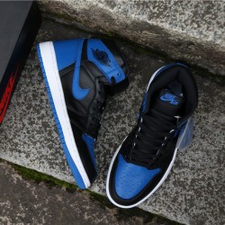 LJR Jordan 1 Retro High OG Royal Black/Royal White  555088-007