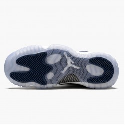 LJR Jordan 11 Low Navy Snakeskin Whiite/Black/Navy Black CD6847-102