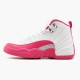 LJR Jordan 12 Retro Dynamic Pink White/Vivid Pink/Mtllc Silver 510815-109