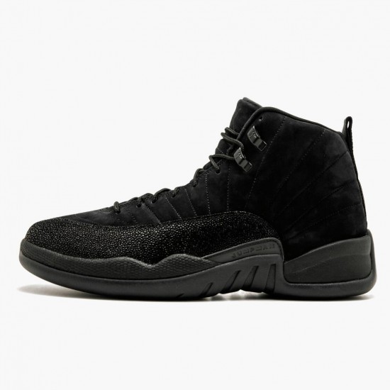 LJR Jordan 12 Retro OVO Black Black/Black/Metallic Gold 873864-032