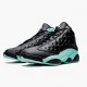 LJR Jordan 13 Retro Island Green  Black/Island Green/Metallic Si  414571-030