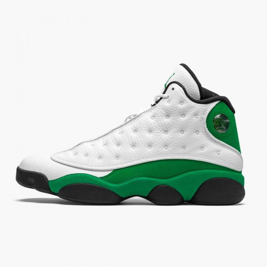 LJR Jordan 13 Retro Lucky Green  White/Black/Lucky Green  DB6537-113