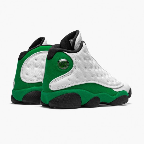 LJR Jordan 13 Retro Lucky Green  White/Black/Lucky Green  DB6537-113