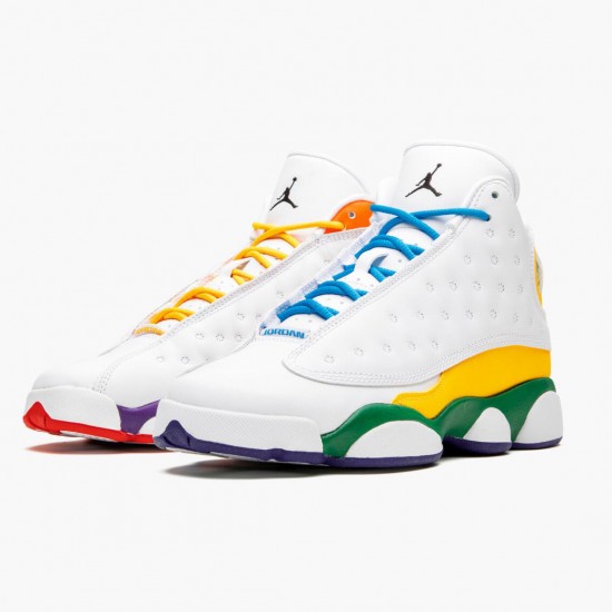 LJR Jordan 13 Retro Playground    White/Black Crt/Prpl Ttl/Orang CV0785-158