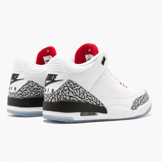 LJR Jordan 3 Retro NRG Mocha White/Fire Red/Cement Grey 923096-101