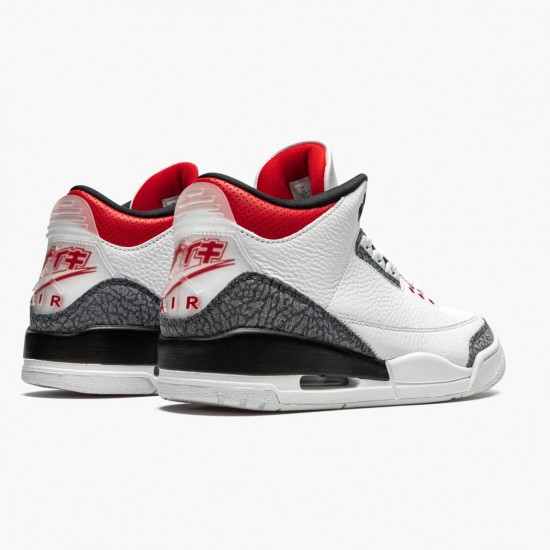 LJR Jordan 3 SE DNM Fire Red White/Fire Red/Black CZ6433-100