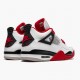 LJR Jordan 4 Retro OG Fire Red 2020 White/Fire Red-Black Tech Grey  DC7770-160