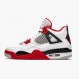 LJR Jordan 4 Retro OG GS Fire Red 2020 White/Fire Red/Black Tech Grey 408452-160