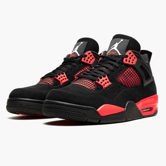 LJR Jordan 4 Retro Red Thunder Black/Multi-Color/Multi-Color/Crimson CT8527-016