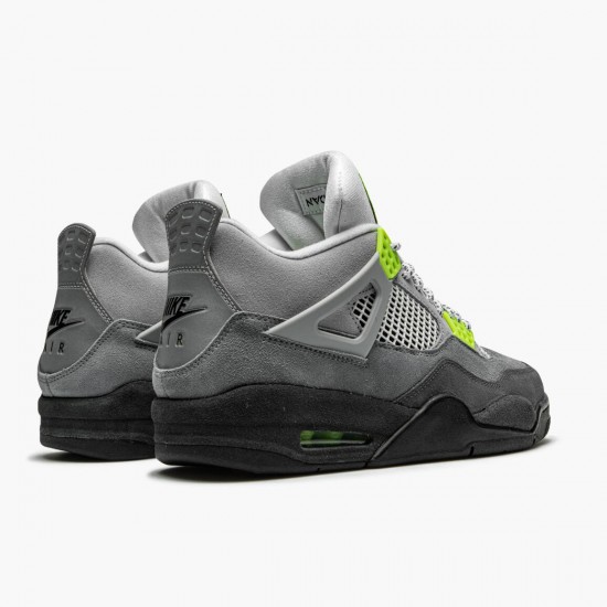 LJR Jordan 4 Retro SE 95 Neon Cool Grey/Volt Wolf Grey Anthr  CT5342-007