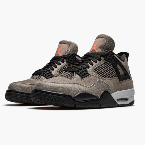 LJR Off-White x Air Jordan 4 Retro Taupe Haze Taupe Haze/Oil Grey DB0732-200