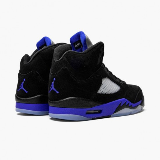 LJR Jordan 5 Retro Racer Blue With Black Blue Black/Racer Blue/Reflective Silver CT4838-004