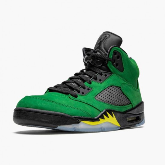 LJR Jordan 5 Retro SE Oregon Green Yellow Apple Green/Black/Yellow Strike/Black CK6631-307