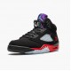 LJR Jordan 5 Retro Top 3 Black/Fire Red/Grape Ice New E  CZ1786-001