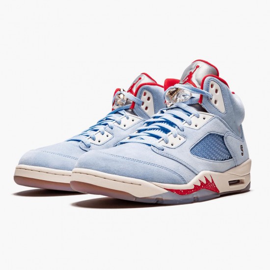 LJR Jordan 5 Retro Trophy Room Ice Blue Ice Blue/University Red Sail M  CI1899-400