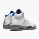 LJR Jordan 5 Retro White Stealth White/Stealth Black/Hyper Roya DD0587-140