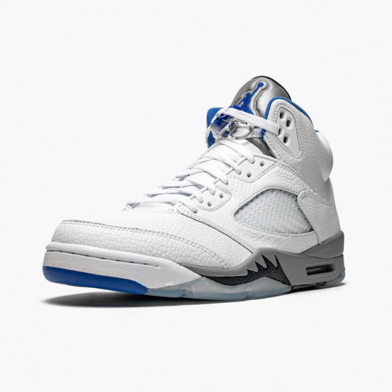 LJR Jordan 5 Retro White Stealth White/Stealth Black/Hyper Roya DD0587-140