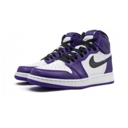 LJR Jordan 1 Retro High OG GS “Court Purple 2.0” COURT PURPLE Shoes 575441 500