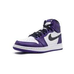 LJR Jordan 1 Retro High OG GS “Court Purple 2.0” COURT PURPLE Shoes 575441 500