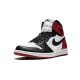 LJR Jordans 1 Retro High OG “Black Toe” WHITE/BLACK-VARSITY RED Shoes 555088 125