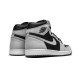 LJR Jordans 1 High Black Smoke Grey BLACK/WHITE-LIGHT SMOKE GREY Shoes 555088 035