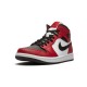LJR Jordans 1 Mid “Chicago Black Toe” BLACK/GYM RED-WHITE Shoes 554724 069