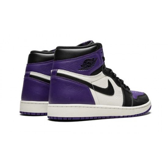 LJR Jordans 1 High Court Purple COURT PURPLE/BLACK-SAIL Shoes 555088 501