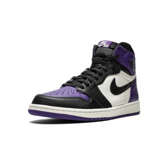 LJR Jordans 1 High Court Purple COURT PURPLE/BLACK-SAIL Shoes 555088 501