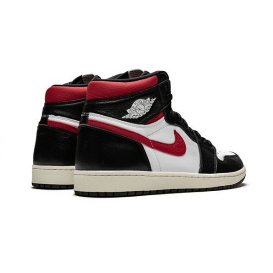 LJR Jordans 1 Retro High OG “Gym Red” BLACK/WHITE-GYM RED Shoes 555088 061