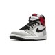 LJR Jordans 1 High Light Smoke Grey WHITE/BLACK-LIGHT SMOKE GREY-V Shoes 555088 126