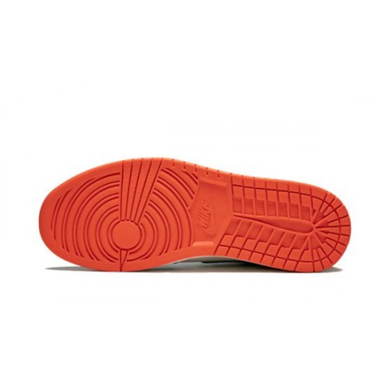 LJR Jordans 1 Retro High OG “Solefly” SAIL/FIR-TEAM ORANGE Shoes AV3905 138