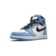 LJR Jordans 1 High University Blue Shoes 555088-134